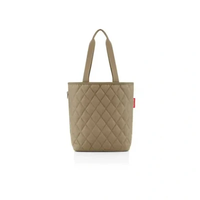 Afbeelding van Reisenthel Classic Shopper M Schoudertas 8L Rhombus Olive Groen