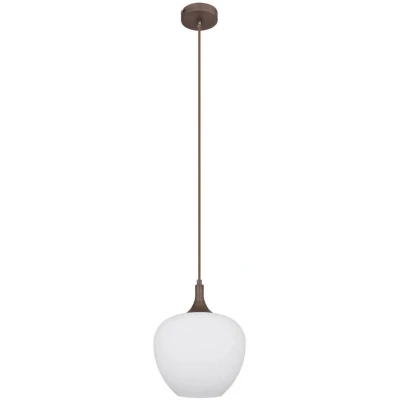 Afbeelding van Globo hanglamp Maxy bruin metaal 24 cm E27 fitting 15548HC