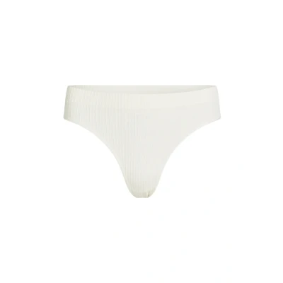 Afbeelding van Hunkemöller Dames Lingerie Hoog uitgesneden string Dianne Wit maat L