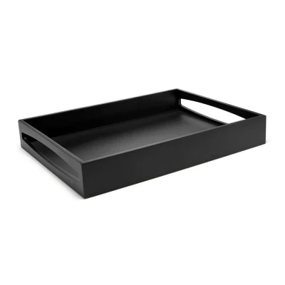 Afbeelding van Leopold Vienna Tray 40x30x6cm MDF black