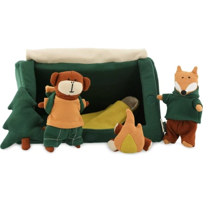 Afbeelding van Trixie Baby Puppet World L Camping Poppenmeubel en Pop