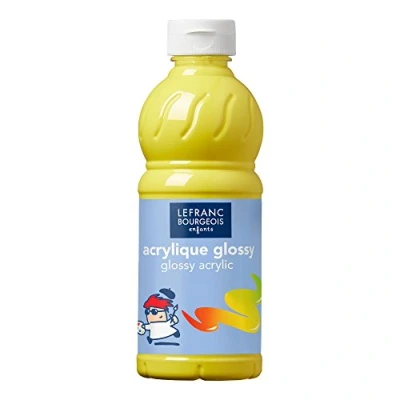 Afbeelding van Lefranc &amp; Bourgeois Glossy 500 ml acryl, geel