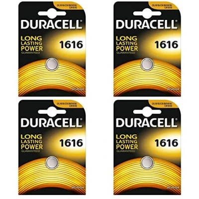 Afbeelding van Duracell CR1616 Lithium knoopcelbatterijen, 3 V, 4 stuks