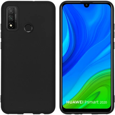 Afbeelding van imoshion Color Backcover voor de Huawei P Smart (2020) Zwart