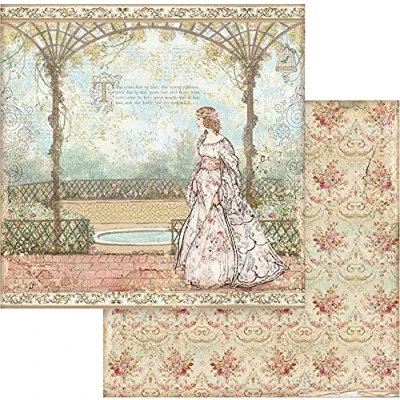 Afbeelding van Stamperia Sleeping Beauty Princess 12x12 Inch Paper Sheets (10pcs) (SBB798) (DISCONTINUED)