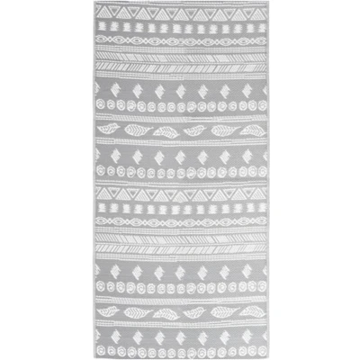 Afbeelding van Buitenkleed 80x150 cm polypropeen grijs