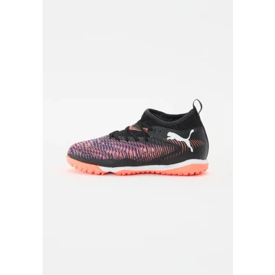 Afbeelding van Puma Future 8 Match Unisex Voetbalschoenen met kunststof noppen voor kinderen, Maat: 36, Black/white/glowing red Textiel/ synthetisch