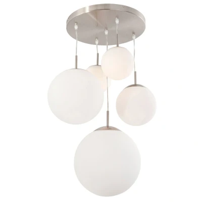 Afbeelding van Hanglamp/Videlamp glas bollen 315cm