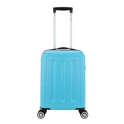 Afbeelding van Decent Neon Fix Trolley 55 blauw Harde Koffer