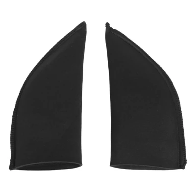 Afbeelding van QHP Soundless ears zwart maat:pony