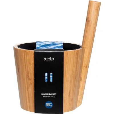 Afbeelding van Rento Sauna Emmer Bamboe incl. inzetemmer (5L)