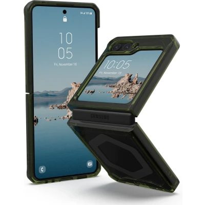 Afbeelding van UAG Hoesje Geschikt voor Samsung Galaxy Z Flip 5 Plyo Pro Backcover groen