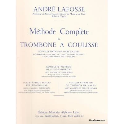 Image de Méthodes et pédagogie LEDUC LAFOSSE ANDRE METHODE COMPLETE DE Trombone A COULISSE VOL.1