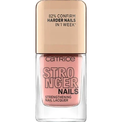 Afbeelding van Catrice Stronger Nails Strengthening Nail Lacquer Nagellak N09 Strak Beige, Langdurige Nude, Hard, Glanzend, Acetonvrij, Veganistisch, Zonder Plastic Deeltjes (10,5 ml)
