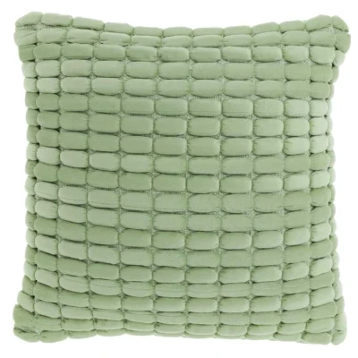 Afbeelding van Unique Living Sierkussen Kensi Tea Green 45x45cm