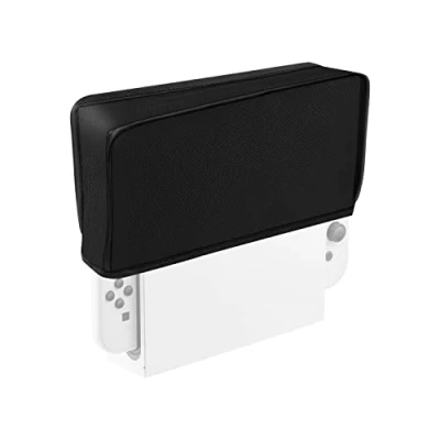 Afbeelding van Mcbazel Switch/Switch OLED stofdichte hoes, beschermhoes voor NS met Joycon op Dock Zwart