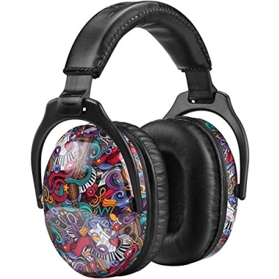 Afbeelding van Zohan 030 koptelefoon met ruisonderdrukking voor kinderen, gemakkelijk verstelbaar, opvouwbaar, comfortabele gehoorbescherming draagtas, SNR 27 dB autisme, ADHD, vuurwerk, concert (noteren)