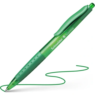 Afbeelding van 20x Balpen Schneider Suprimo groen