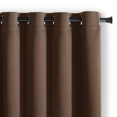 Afbeelding van AmeliaHome Blackout verduisteringsgordijn, 140 x 270 cm, chocoladebruin, 1 stuk