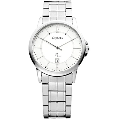 Afbeelding van Orphelia 132 7708 88 herenhorloge kwarts analoog armband van roestvrij staal zilver