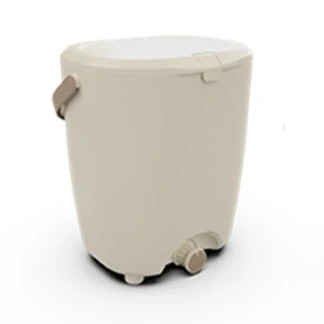Afbeelding van Compostbak Hozelock 15 liter (Set, Gerecycleerd kunststof, Beige)