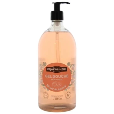 Afbeelding van Le Comptoir du Bain Douchegel, perzik, wit, 1 l