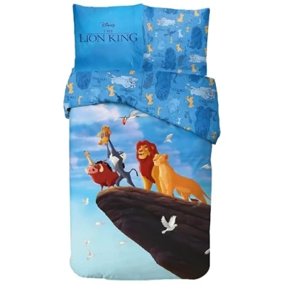 Afbeelding van Disney Lion King Dekbedovertrek 140x200 Cm Eenpersoons 100% Katoen.