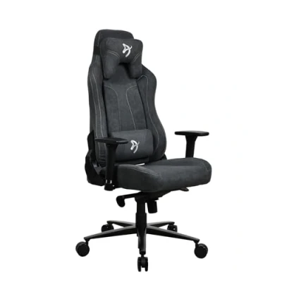 Afbeelding van Arozzi Vernazza Soft Fabric Gaming Chair Dark Grey