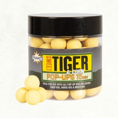 Afbeelding van Dynamite Baits Sweet Tiger &amp; Corn Pop ups (15mm)
