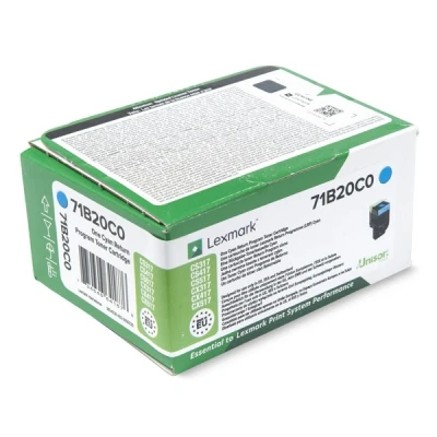 Image de Lexmark X317 Cyan original cartouche de toner LCCP LRP pour CS317dn CS417dn CS517de CX317dn CX417de
