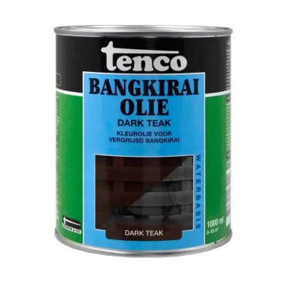 Afbeelding van Tenco Bangkirai Olie Dark Teak 1 liter