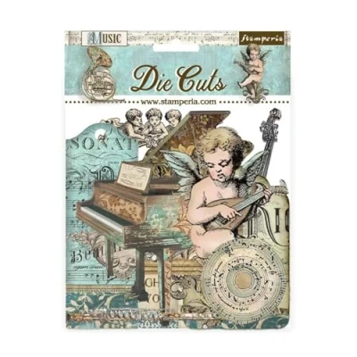 Afbeelding van Stamperia Music Die Cuts (46pcs) (DFLDC108)