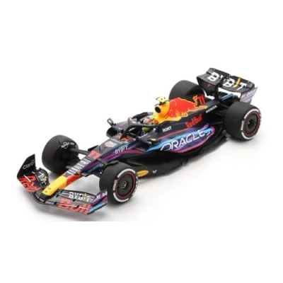 Afbeelding van Red Bull Racing RB19 Spark Modelauto 1:18 2023 Sergio Perez Oracle 18S896 Miami GP