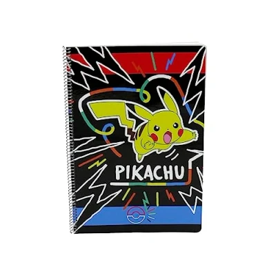 Afbeelding van Pokemon Pikachu A4 Notitieboek 4mm Ruit