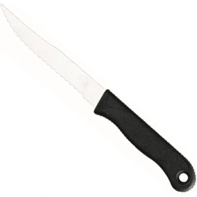 Afbeelding van RÖR Solingen Tomatenmes met Kartel RVS Lemmet 10.5 cm Extra Grip Heft Kunststof Zwart