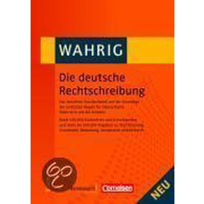 Afbeelding van Wahrig Die deutsche Rechtschreibung