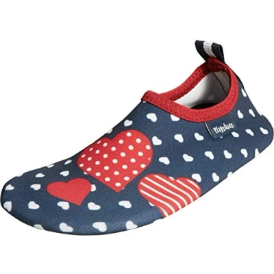 Afbeelding van Playshoes UV waterschoenen voor meisjes hartjes multicolor maat 22 23EU