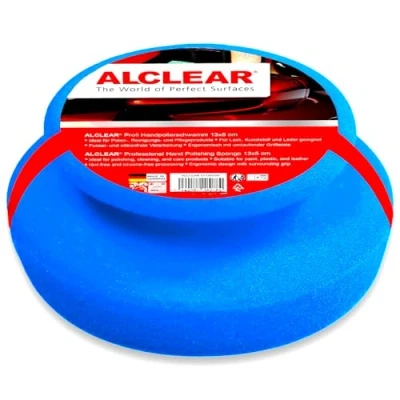 Image de ALCLEAR 5713050M Éponge de polissage à la main pour voiture l&#039;entretien peinture et le scellement Tampon doux l&#039;application vernis cire N&#039;abîme pas