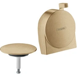 Afbeelding van Hansgrohe Exafill S afbouwdeel v. badafvoer , overloop en vulcombinatie brushed bronze