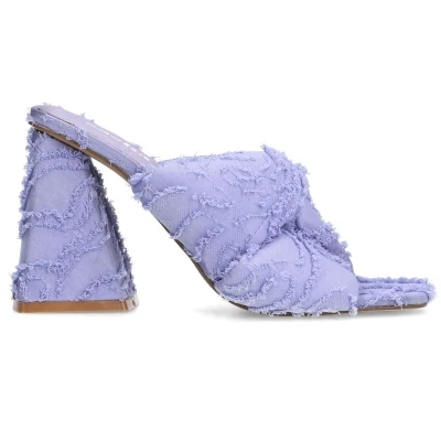 Afbeelding van Sacha Dames Paarse sandalen met hak Maat 39