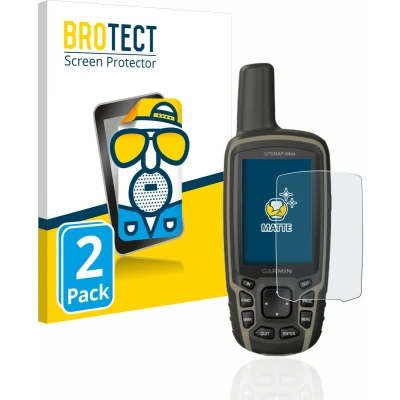 Afbeelding van BROTECT Screenprotector voor Garmin GPSMAP 64sx Folie Beschermfolie matte (2 Stuks)