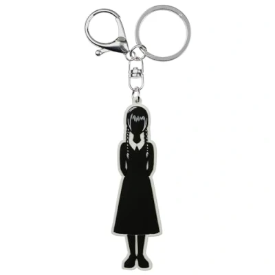 Afbeelding van Wednesday Body sleutelhanger, zwart, één maat, zwart., sleutelhanger