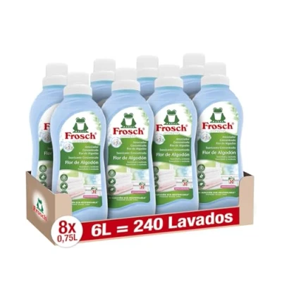 Afbeelding van x8 Frosch Ecologic Concentrated Softener Cotton Flower 750ml
