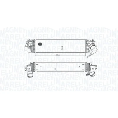 Afbeelding van Magneti Marelli Interkoeler 351319205560