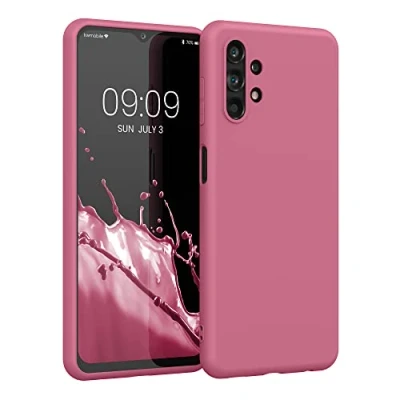 Afbeelding van kwmobile telefoonhoesje geschikt voor Samsung Galaxy A13 4G Hoesje smartphone Back cover in donkerroze