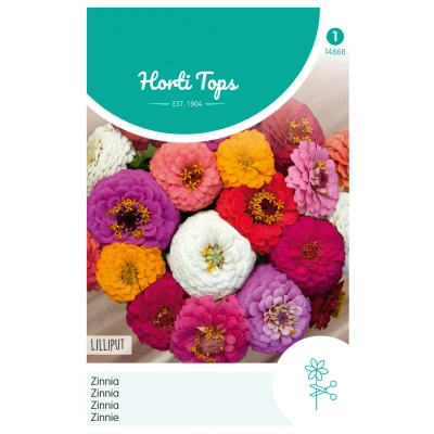 Afbeelding van HT Zinnia Liliput gemengd Hortitops