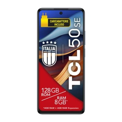 Image de TCL 50 SE 4G smartphone double SIM RAM 4 Go / Mémoire interne 128 microSD slot 6.78&quot; 2460 x 1080 pixels (90 Hz) 2x caméras arrière MP, 2 MP front camera 8 bleu nuit