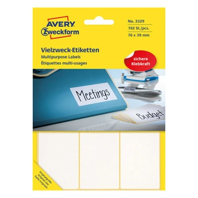 Image de Avery Multi Purpose Labels 3329 étiquettes 192 unités