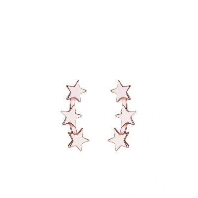 Afbeelding van Elli Astro Trend STAR Oorbellen rosegoldcoloured, Dames, Maat: One Size, Rosegold coloured