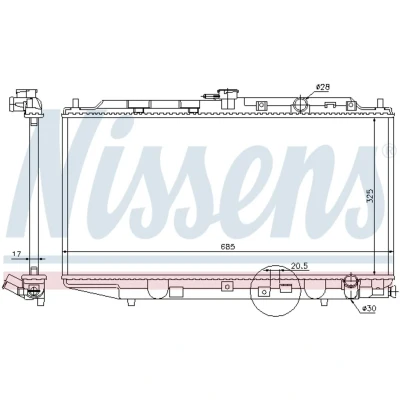 Afbeelding van Nissens Radiateur 62276